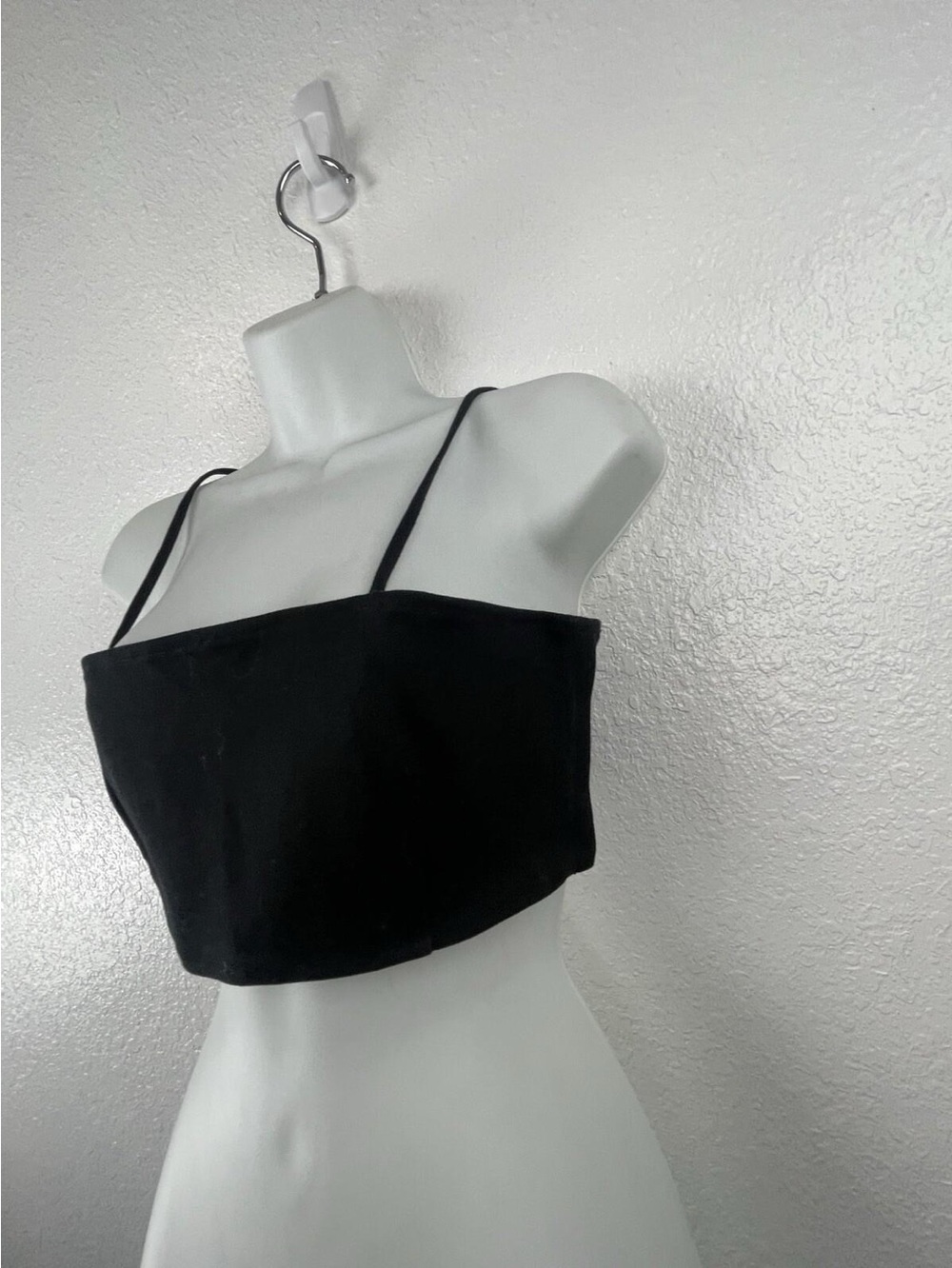 Ralph Lauren Polo Jeans RARE Y2K Cotton Twill Crop Top Bralette - M - Picture 2 of 5